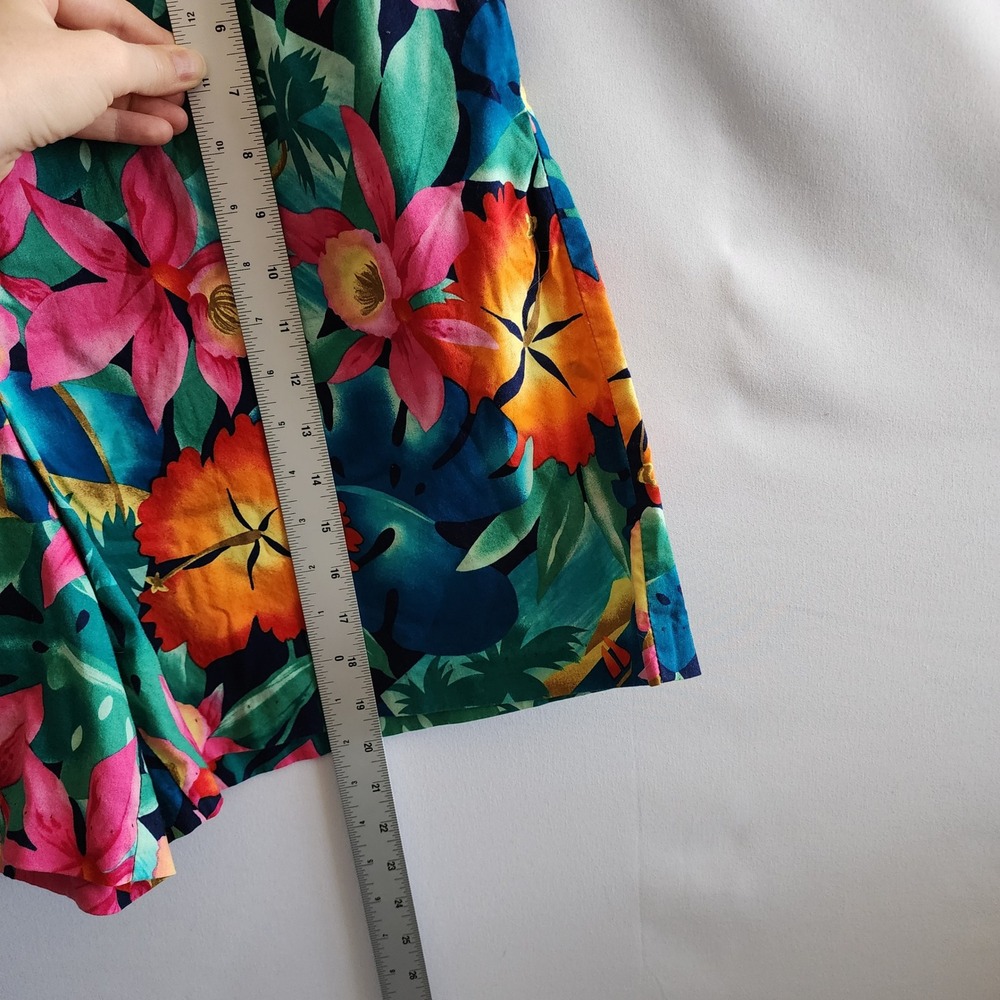 Hilo Hattie Hawaiian Original Floral Short Sleeve Shirt and Shorts Set Large - Picture 8 of 12